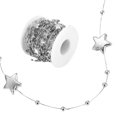 thumbnail image 1 of Decorative Chain,10 Meters Bead Chain ABS Bead Decorative String Sturdy Construction, 1 of 8