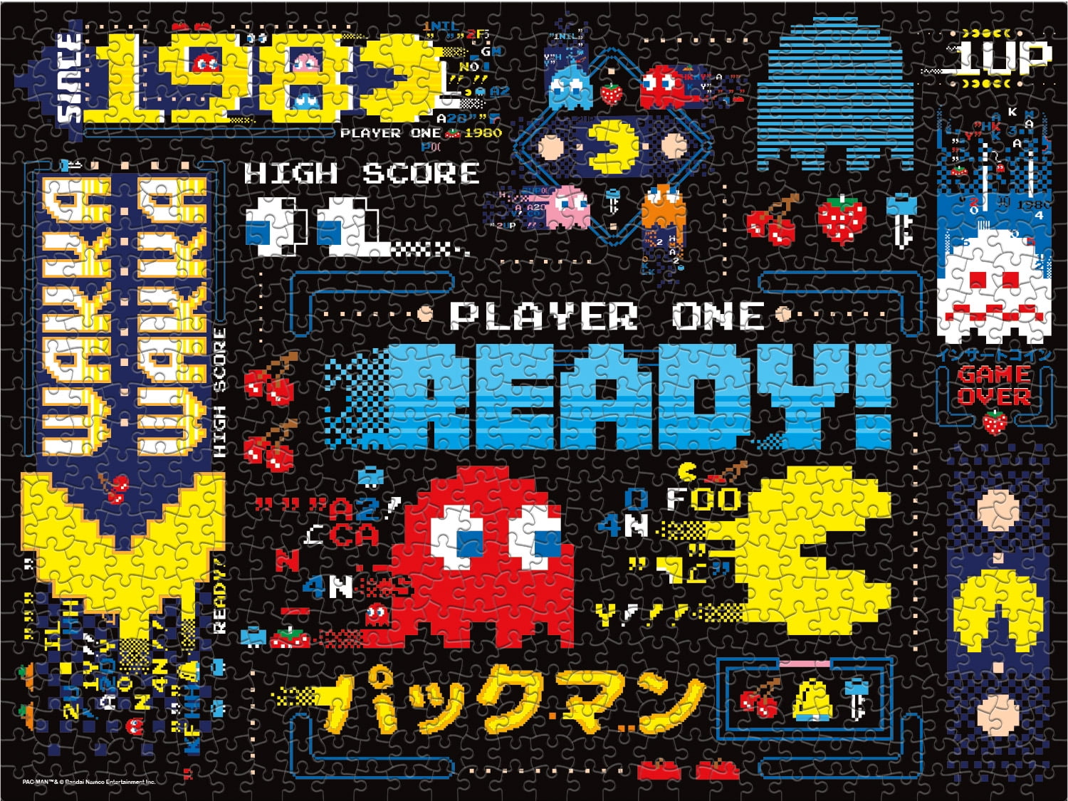 Ceaco Pac-man Glow 750 Piece Interlocking Jigsaw Puzzle - Walmart.com