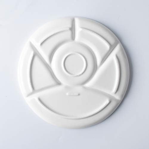 8 Inch Round Ceramic Artist Paint Mixing Palette