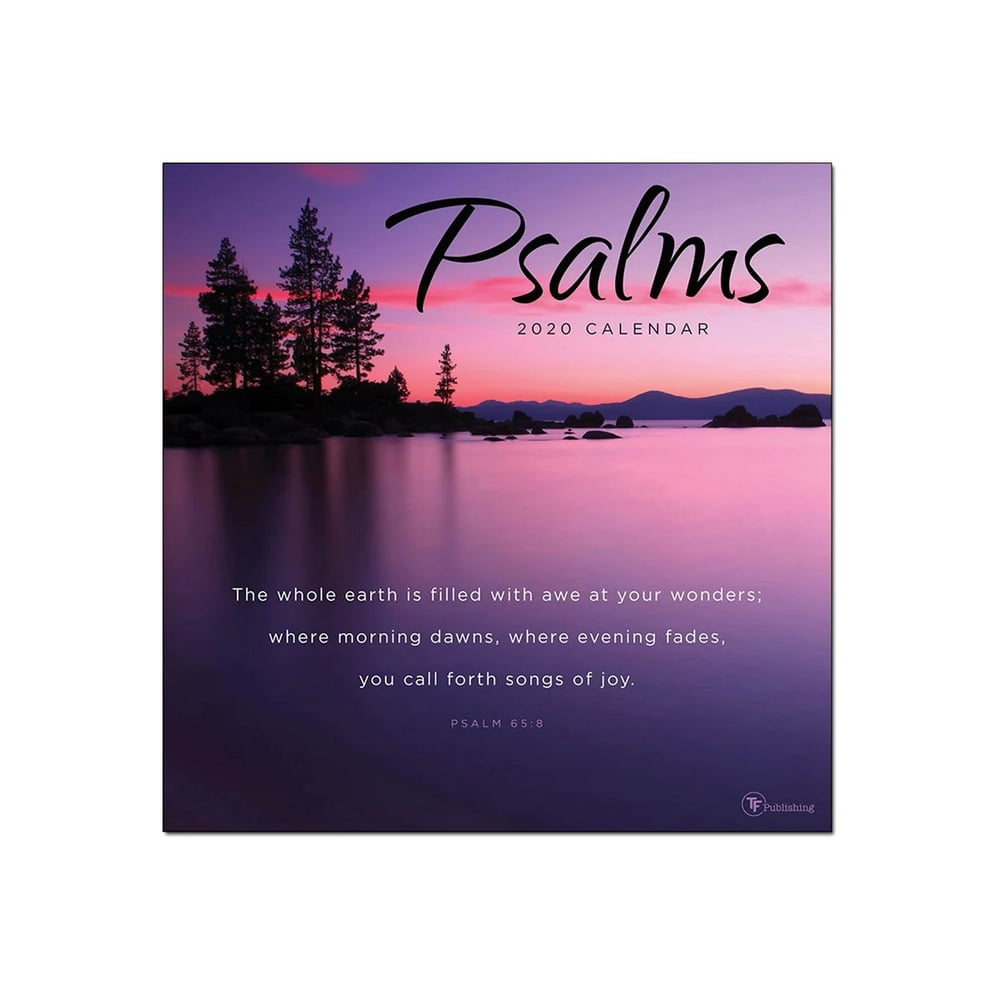 2020 Psalms Wall Calendar