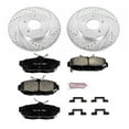 thumbnail image 3 of PowerStop Rear Z23 Evolution Sport Carbon-Fiber Ceramic Brake Pad and Drilled & Slotted Rotor Kit Fits: FORD Select Models K5941, 3 of 10