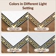 thumbnail image 7 of Design&I 4'x6' Washable Area Rug Gold White Greek Key Marble Design Elegant European Classic with Fretwork Motif for Reading Nook, Bedroom, Pet Friendly & Non-Slip Built-In Grip, 7 of 7