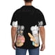 thumbnail image 3 of Fotbe Little Chef Gnome Camisa Estampada de Manga Corta para Hombre, Casual de Verano, Estilo Playero, Sin Arrugas-Medium, 3 of 5