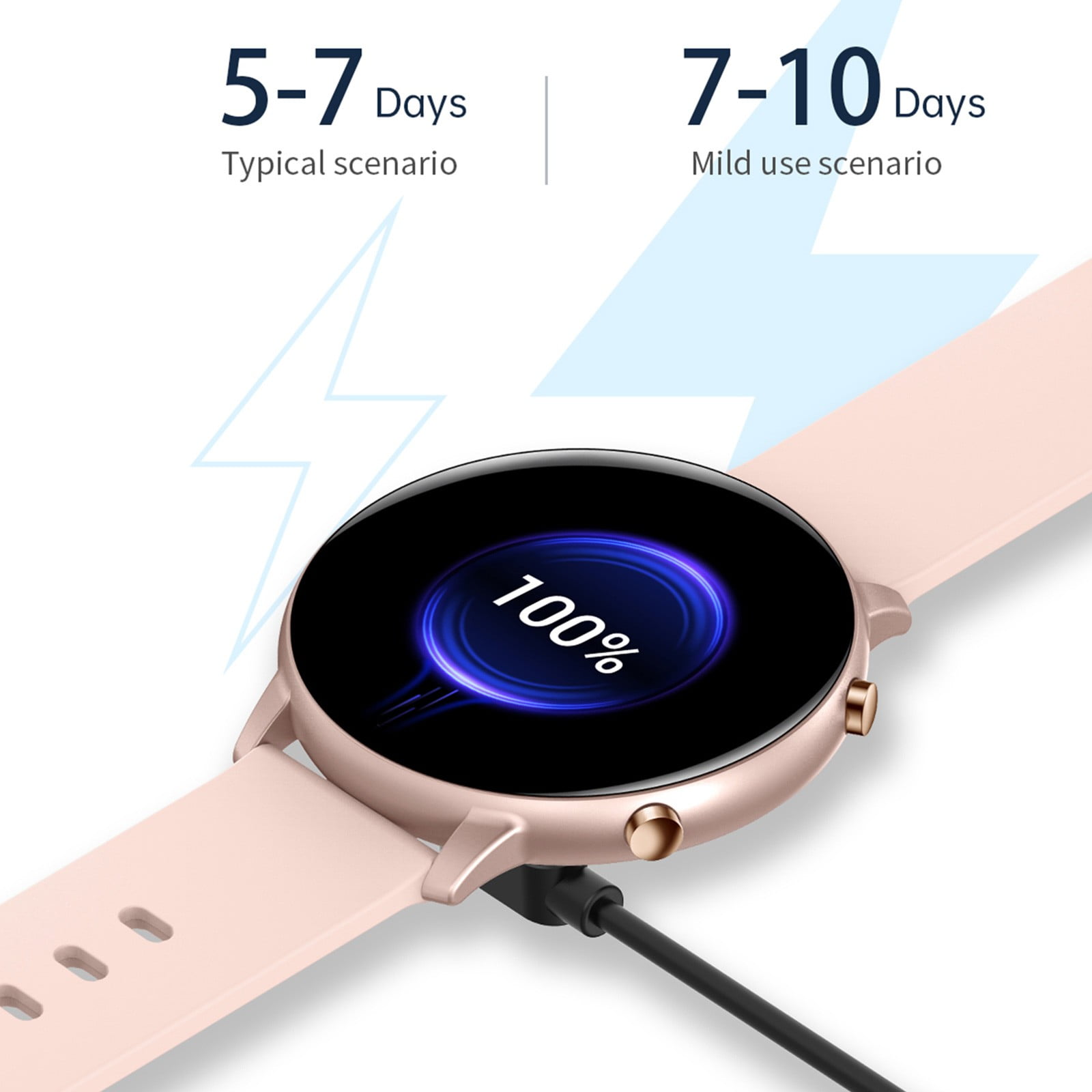 Blukids Smart Watch for Men Women,1.73" HD Screen,Answer/Make Call,IP68 Waterproof,AI Voice Assistant,Heart Rate Sleep Monitor,Outdoor Fitness Tracker,Smart Watch for Android iOS,Father’s Day Gift