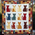 thumbnail image 1 of Couverture Matelassée Chat Funky GFTOHD405, 1 of 4