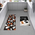 thumbnail image 4 of Juego De Alfombras De Cocina Para Halloween Alfombra De Cocina Con Calabazas Y Letras De Halloween Almohada Lavable Juego De Alfombras De Cocina Cómodas, 4 of 4