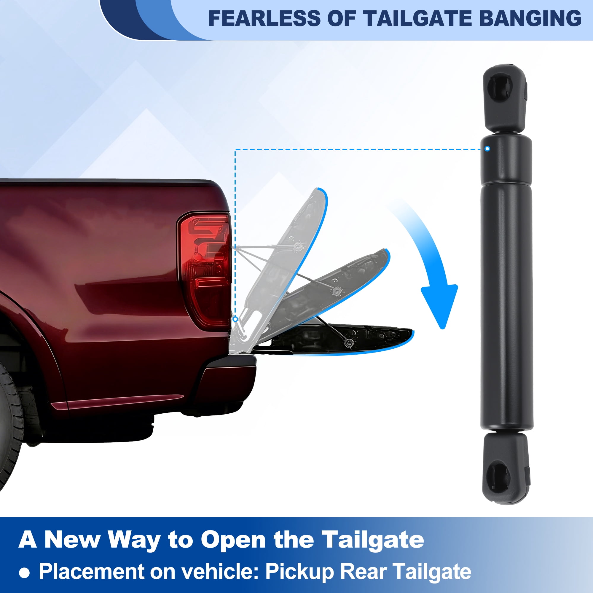 Unique Bargains Tailgate Assist Damper Strut Kit for Toyota Tacoma 2024-2026