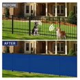 thumbnail image 2 of Privacy Fence Screen Heavy Duty Windscreen Fencing Mesh Fabric Shade Net Cover with Brass Grommtes for Outdoor Wall Garden Yard Pool Deck, 6'x14' Blue, 2 of 7