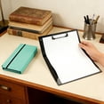 thumbnail image 4 of Weloille Tri-Fold File Storage Clipboard (1 Piece), Portable Document Organizer, Office Essential Folder, Multi-Functional File Holder, 4 of 7