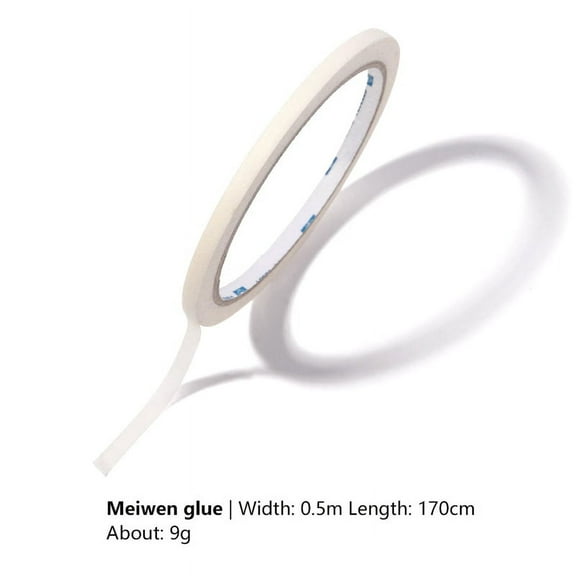 1roll Grade White Masking Nail Art Tape French Stripe Style Edge Guide Tips Glue Sticker Edge Guide Tips Manicure Nail Tools