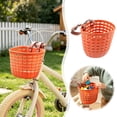 thumbnail image 2 of Lume Wear Bike Front Basket for Kids with Adjustable Straps a Heavy Duty Woven Basket for Handlebar Mount. A Lightweight Cargo Carrier That Fits Most Childrens Bicycles for Toys Snacks, 2 of 7