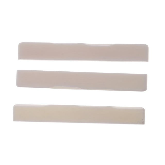 Sillines de guitarra shamjiam ranurados de ganado 3 piezas