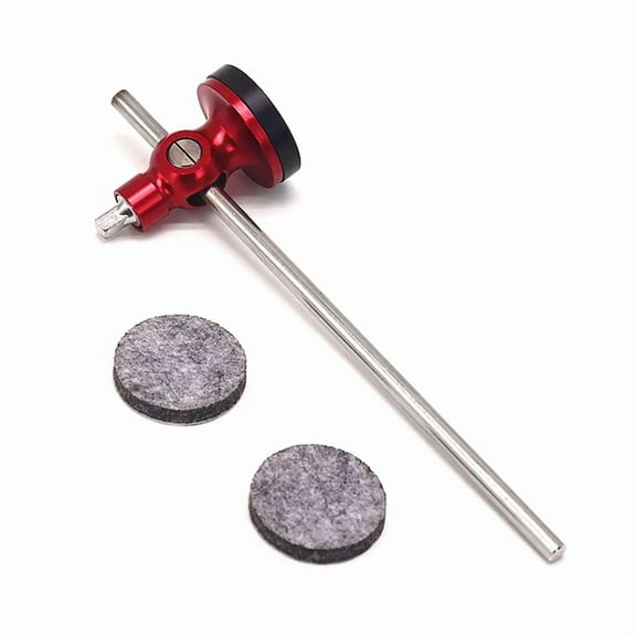Adjustable Bass Drum Pedal Beater Aluminum Alloy Hammer Percussion Instrument Accessories,1 * Beater,Red