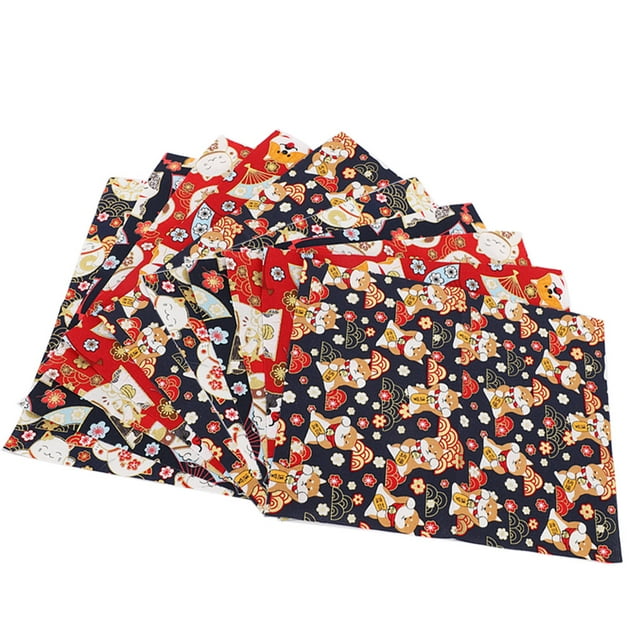 Sewing Sheets10pcs Japanese Style Cotton Needlework Cloth Quilt Fabric High-Precision Functionality