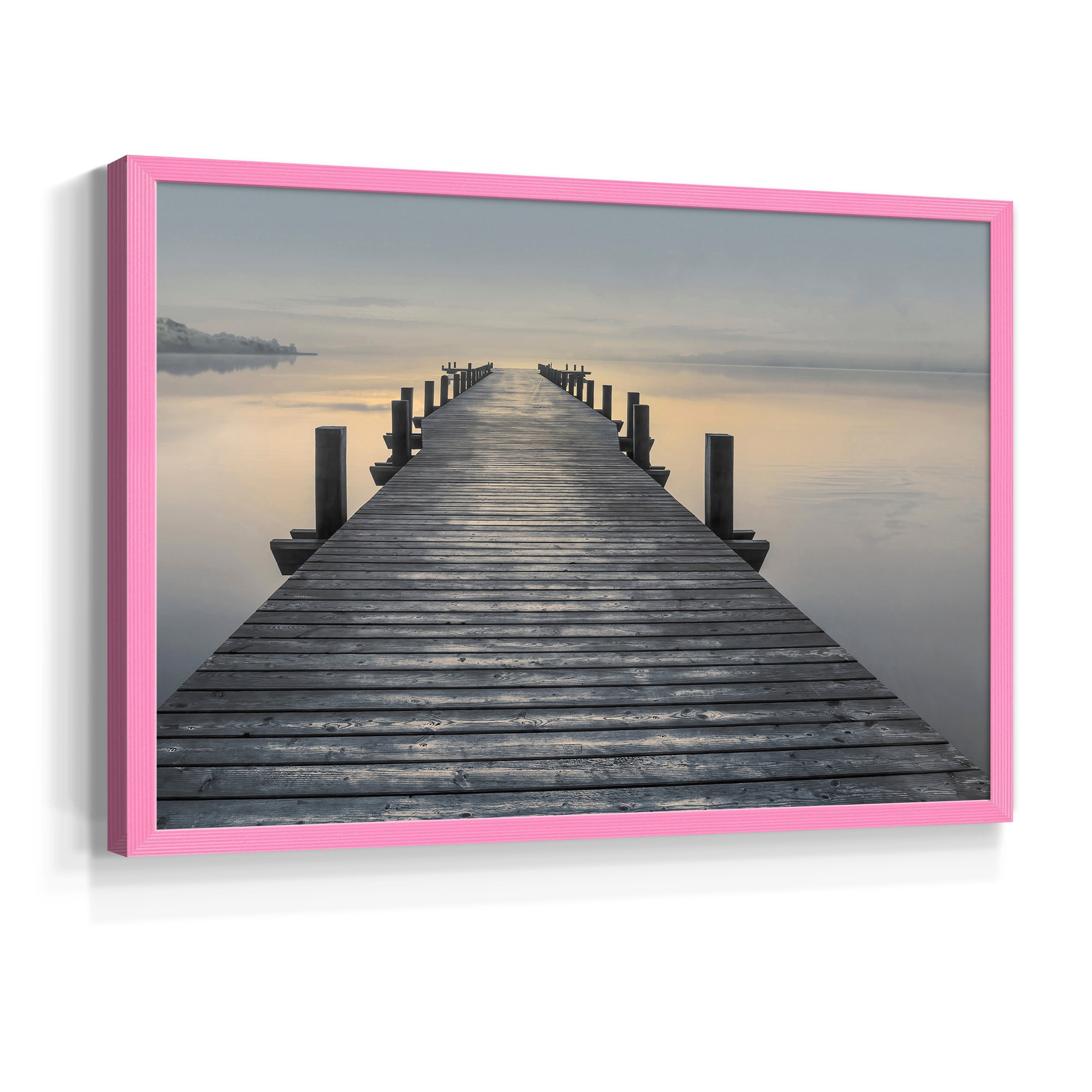 Sun Down by Mike Calascibetta - Restickable Framed Giclée Print