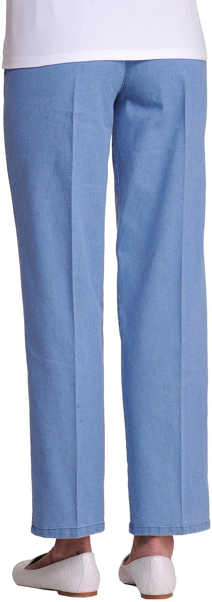 alia womens denim tech stretch pull on pants
