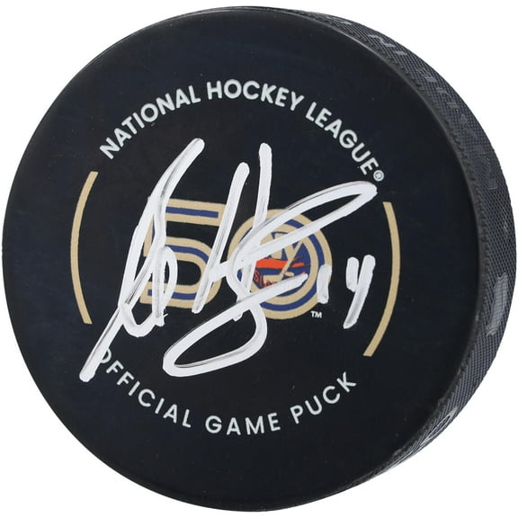 Bo Horvat New York Islanders Autographed Official Game Puck - Fanatics Authentic Certified