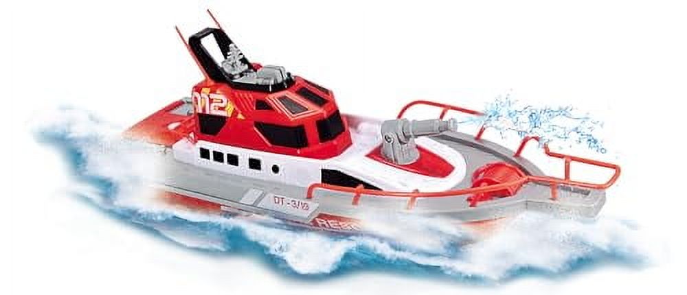 Dickie Toys - 15" RC Rescue Boat With Working Water Pump