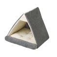 thumbnail image 2 of Tienda de campaña para mascotas de otoño e invierno, cama interior para mascotas antideslizante con cojín, cama para dormir, cama extraíble lavable Gris Sunnimix Tienda de invierno, 2 of 8
