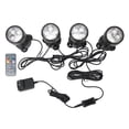 thumbnail image 5 of Focos que cambian de color para exteriores 12W ajustables 16 LED IP68 luces LED impermeables para paisaje enchufe estadounidense 100-240V, 5 of 5