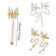 thumbnail image 4 of Dalazy 2 Pcs Fête Voyage Randonnée Femmes Barrette Vintage Cosplay Insecte Pince à Cheveux Déco Photo Bijoux Argent Or, 4 of 6