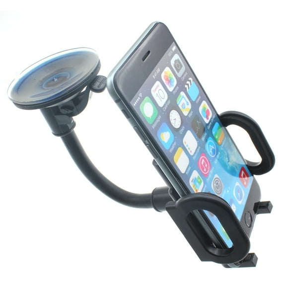 Windshield Car Mount for Nokia XR21, X100 - Holder Glass Cradle Swivel Dock