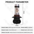 thumbnail image 2 of 9005 9006 H10 14000K Purple LED Headlight Bulbs Kit Front Lights Fog Lamps Driving Light Bulbs, 2 of 11
