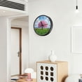 thumbnail image 6 of Voice Activated Clock with Glow Light 12 Inch Large Silent Wall Clock Battery Operated for Home Decor Pink Cherry Blossom Tree, 6 of 8