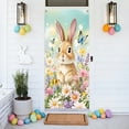 thumbnail image 4 of Easter Door Curtain Decoration for Home Office Store, Large Polyester Door Cover Banner for Spring Holiday Party Indoor Decor(C), 4 of 6