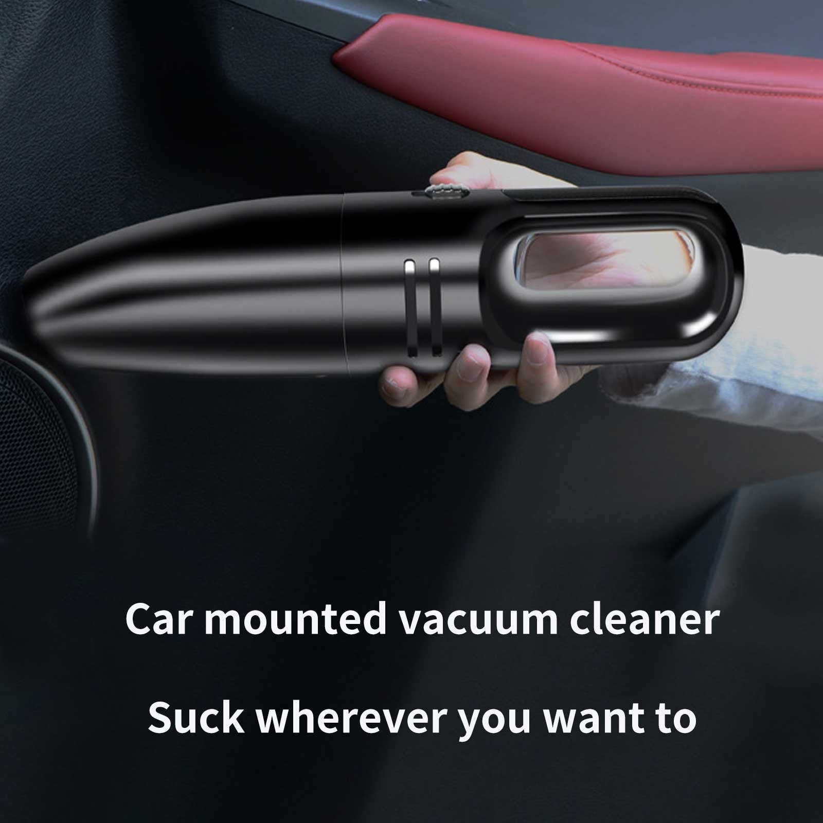 EGYMEN Handheld Vacuum, Portable Car Vacuum Cleaner with Powerful Suction, Rechargeable Wet Dry Hand Vac, Lightweight Cordless Cleaner for Home and Auto