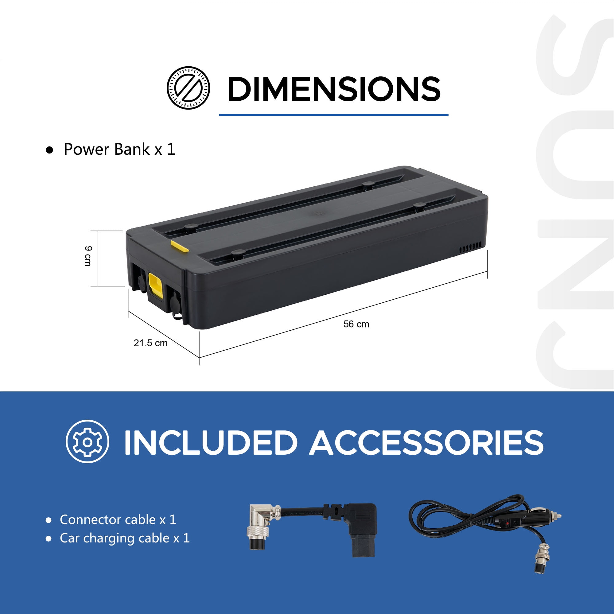 SUNJOY Rechargeable Lithium Iron Phosphate Battery ,Grey