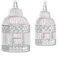 thumbnail image 1 of Cape Cod Chic White Birdcages, Set of 2, White Metal, 1 of 5