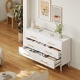 thumbnail image 2 of Asofer Bedroom Furniture Sets - Includes 5 Drawer Dresser & 6 Drawer Dresser, White, 2 of 12