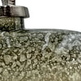 thumbnail image 2 of Bergamo Art 12 Inch Wide Handmade Aluminum and Glass Bottle Sculpture in Gold, 2 of 4