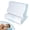 Blue, variant on Cervical Neck Pillow for Sleeping and Neck Support, Ergonomic Contour Memory Foam Pillow for Side, Back, Stomach Sleeper, Washable Pillowcase, Blue