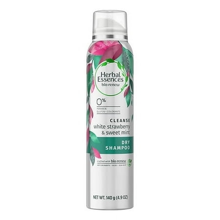 Herbal Essences Cleanse White Strawberry and Sweet Mint Dry Shampoo, 4.9 Oz, 6 Pack