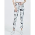 thumbnail image 3 of Womens Marilyn Monroe Newspaper Inspired Stretchy Printed Pants Leggings, 3 of 7