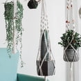 thumbnail image 3 of Conditiclusy Macrame Plant Hangers, Different Tiers, Handmade Cotton Rope Hanging Planters Set Flower Pots Holder Stand, for Indoor Outdoor Boho Home Decor, 3 of 8