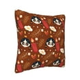 thumbnail image 2 of Square Decorative Throw Pillow Covers with Core, Mexican Skull Girl Print Throw Pillows for Couch Sofa Bed Home Decor, 20"x20", 2 of 9