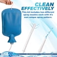 thumbnail image 5 of Enema Bag Kit 2 Quart Enema Bag with 5ft Long Hose, Multi-Size Tips and Controllable Water Flow Clamp for Colon Cleanse Enemas (Blue), 5 of 6