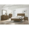 thumbnail image 4 of Tcbosik Wooden Bed Frame with Headboard, Vintage Queen Size Platform Bed with Solid Wood Slats Support, No Box Spring Needed, Easy Assembly, Brown, 4 of 4