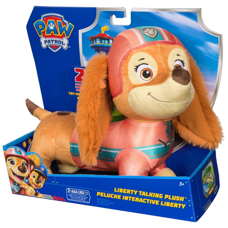 Peluche Liberty De Patrulla Canina 15 Cm: El Cachorro De La Película Listo Para Misiones