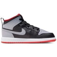 thumbnail image 4 of Little Kid's Jordan 1 Mid "Bred Shadow" Bk/Cmnt Gry-Fire Rd (DQ8424 006) - 11.5, 4 of 10