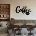 thumbnail image 4 of Metal Coffee Bar Hanging Wall Sign Coffee Station Word Letter Sign Cafe Decor, 4 of 5