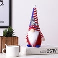 thumbnail image 5 of Memorial Day Decoration, 4th of July Decorations, 2PCS Patriotic Gnome Decor for Memorial Labor Veterans American Independence Day Decorations Gift Handmade Elf Dwarf Household Ornaments Decor, 5 of 9