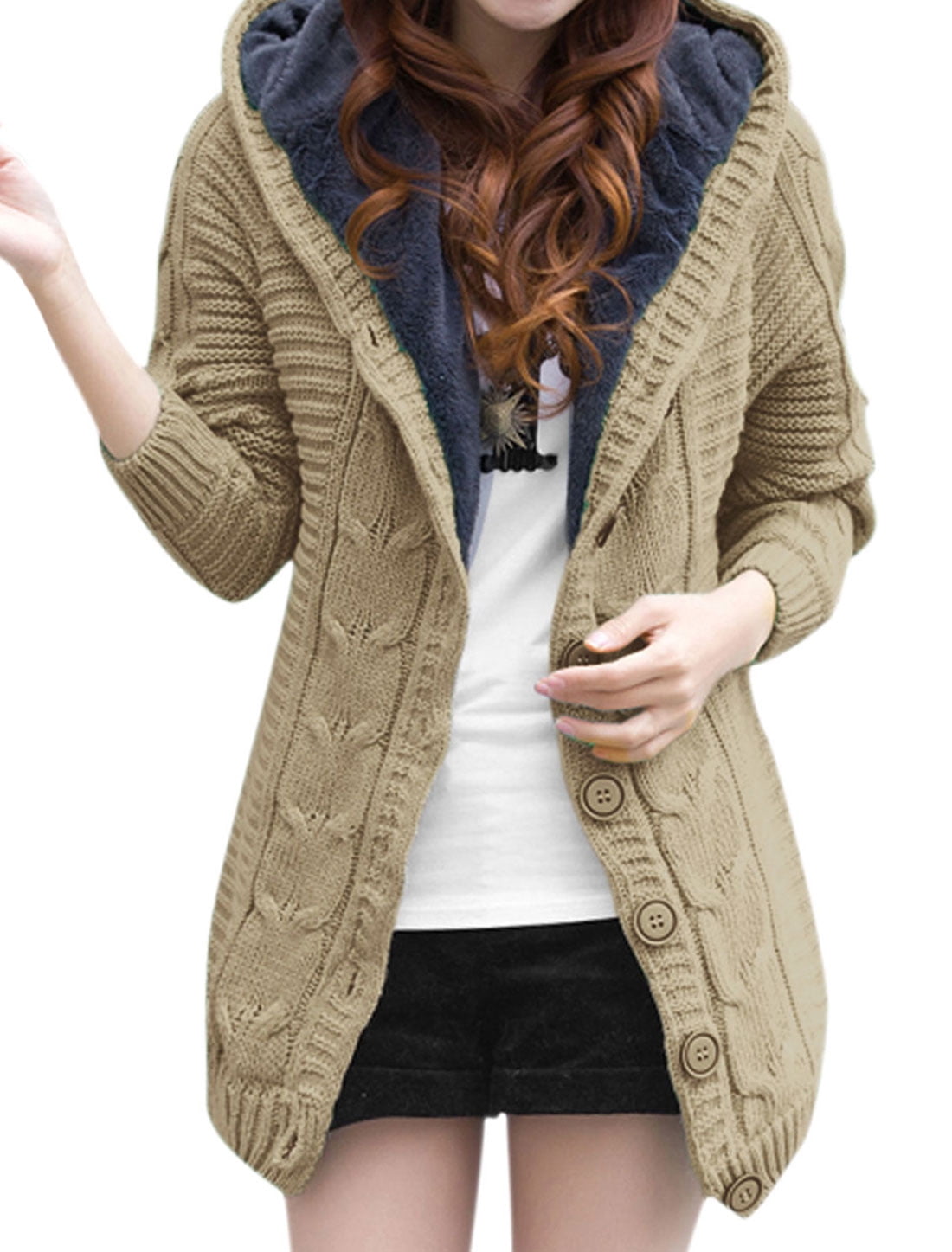 hooded cardigan canada