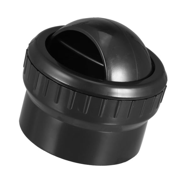 for AC Air Outlet Vent Louvered Dashboard Electroplate Knob for RV Bus Boat Yacht Caravan 64mm Black