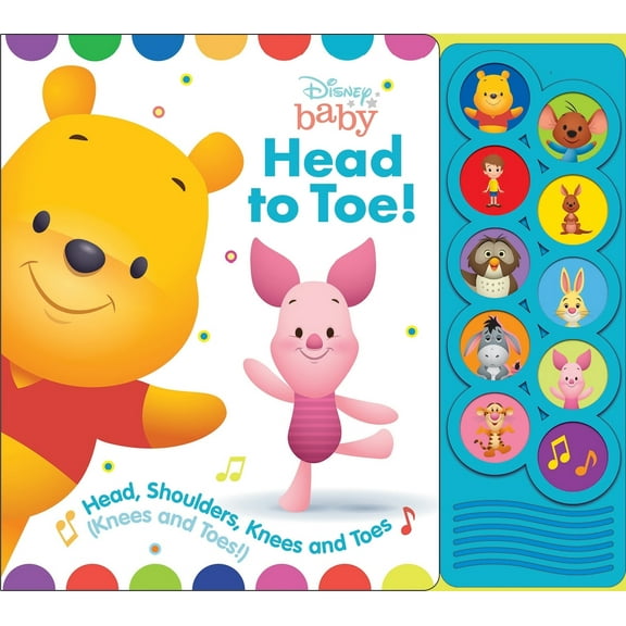 Disney Baby: Head to Toe! Head, Shoulders, Knees and Toes Sound Book, (Paperback)