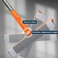 thumbnail image 4 of Professional Window Squeegee,2 in 1 Squeegee Window Cleaner with Long Stainless Steel Handle,Sponge Car Window Squeegee for Gas Station, Glass,Shower, 4 of 6