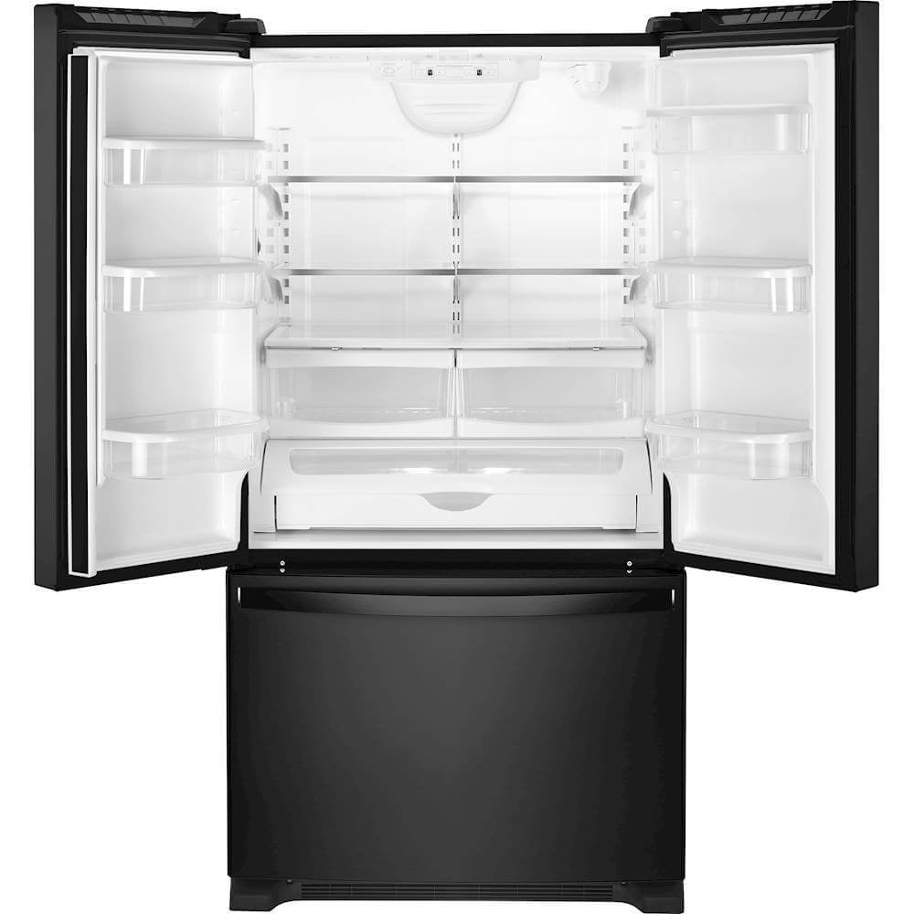 whirlpool black counter depth refrigerator